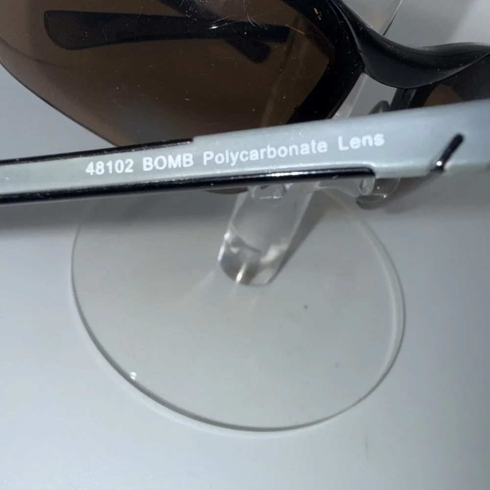 2 pair SUNDOG Authentic RARE Wrap Sunglasses - Black Bomb & Brown Flight- Invest